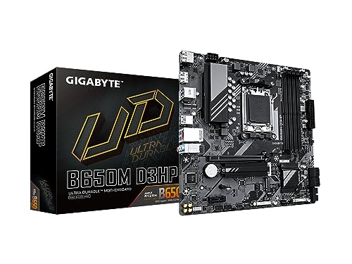 GIGABYTE MB B650M D3HP SOCKET AM5 B650 MAX192G DDR5 MICRO-ATX RETAIL