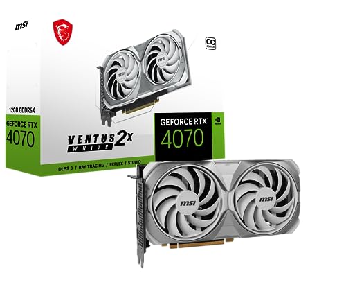 MSI VCX GEFORCE RTX 4070 VENTUS 2X WHITE 12G OC GDDR6X 192B HDMI 3XDP RETAIL