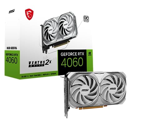 MSI VCX GEFORCE RTX 4060 VENTUS 2X WHITE 8G OC 8GB GDDR6 128-BIT 3XDP HDMI RTL
