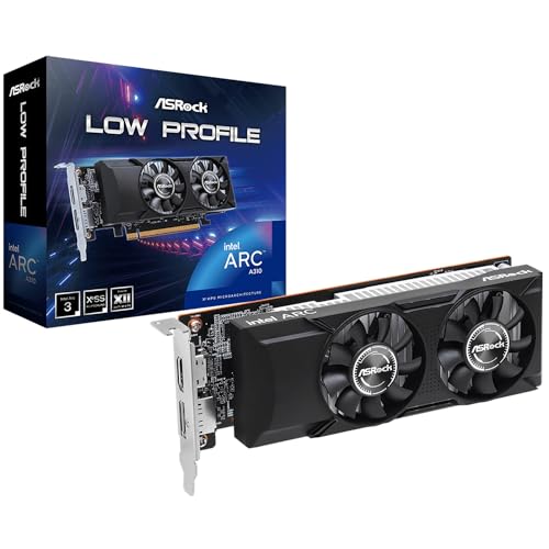 ASROCK VCX A310 LP 4G INTEL ARC A310 LOW PROFILE 4GB GDDR6 64BIT PICE RETAIL