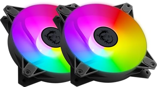 MSI FAN F120ARGB2B MPG F120 ARGB-2B 4PIN PWM FAN HYDRAULIC BEARING RETAIL
