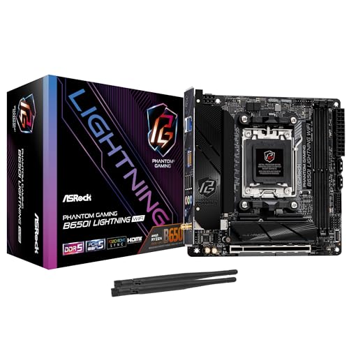 ASROCK MB B650I LIGHTNING WIFI B650 AMD AM5 MAX96GB DDR5 MINI-ITX RETAIL