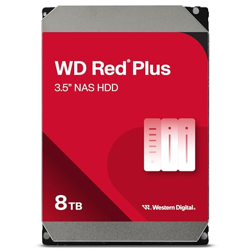 WESTERN DIGITAL WD RED PLUS 8TB SATA 6GB/S 256MB 3.5IN HDD 3 YEARS WARRANTY