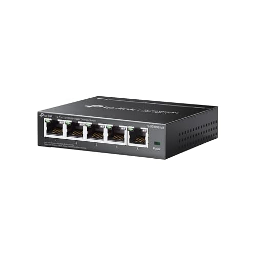 TP-LINK SWITCH TL-SG105S-M2 5-PORT 2.5G MULTI-GIGABIT DESKTOP SWITCH RETAIL