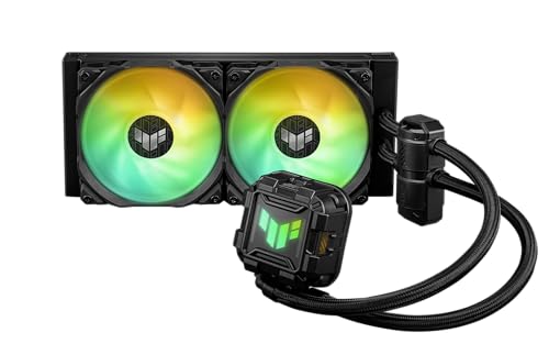 ASUS FN TUF GAMING LC II 240 ARGB AIO LIQUID CPU COOLER 2XTUF 120MM ARGB FAN