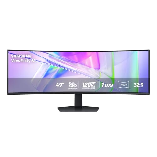 SAMSUNG 49IN 32:9 SUPER ULTRA-WIDE CURVED MONITOR - DUAL QHD (Like New)