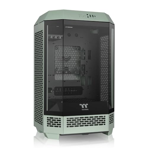 THERMALTAKE CS CA-1Y4-00SEWN-00 TOWER 300 MATCHA GREEN MICRO TOWER 3X3MM TG (Like New)