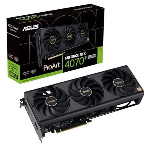 ASUS GEFORCE ASU-PROART-RTX4070TIS-O16G OC 16GB GDDR6X 2670 MHZ 256 BIT
