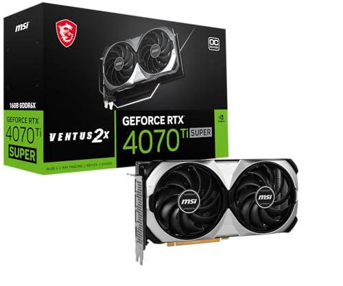MSI VCX GEFORCE RTX 4070 TI SUPER 16G VENTUS 2X OC 16G GDDRX RETAIL