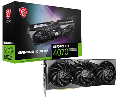 MSI GEFORCE RTX 4070 TI SUPER 16GB GDDR6X 2670/21GBPS 3XDP+HDMI PCI-E 4.0{E7)