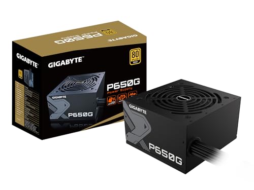 GIGABYTE PS GP-P650G 650W ATX 12V 80+ GOLD APFC 120MM HYB FAN RETAIL