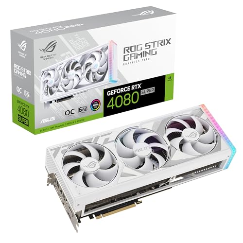 ASUS VCX ROGSTRIX-RTX4080S-O16G-W GEFORCE RTX 4080 SUPER 16GB GDDR6X WHITE OC
