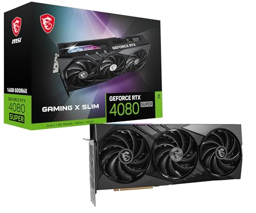 MSI VCX GEFORCE RTX 4080 SUPER 16G GAMING X SLIM 16GB GDDR6X 256B RETAIL