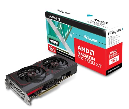 SAPPHIRE VCX 11339-04-20G PULSE AMD RADEON RX 7600 XT 16GB GDDR6 2XHDMI 2XDP
