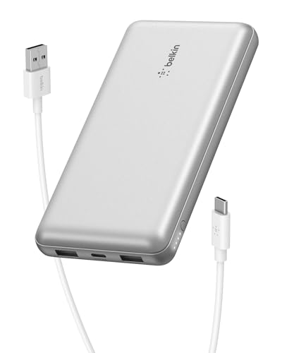 20K PWR BANK USB-A C 15W SILVER MULTI 8