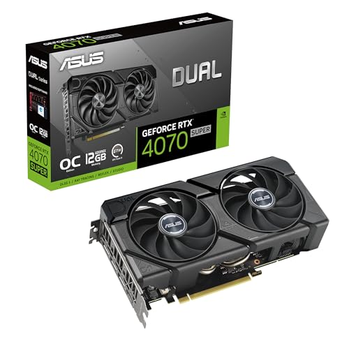 ASUS GEFORCE DUAL-RTX4070S-O12G-EVO OC 12GB GDDR6X 2550 MHZ 192 BIT