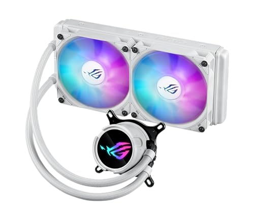 ASUS FN ROG STRIX LC III 240 ARGB WHT WHITE AIO CPU COOLER WITH AURA SYNC (Like New)