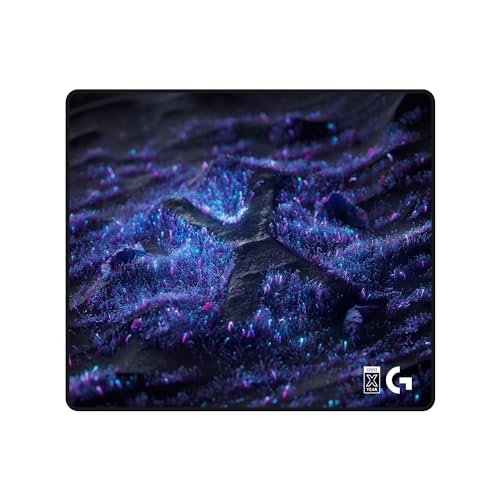 Logitech G640 SE Large Cloth Gaming Mouse Pad, Optimized for Gaming Sensors, Moderate Surface Friction, Non-Slip Mouse Mat - 10th Anniversary