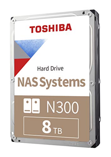 TOSHIBA HD HDWG780XZSTA 8TB 7200RPM SATA 6GBPS 3.5 N300 NAS RETAIL