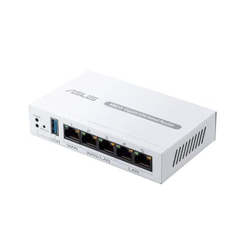 ASUS NT EBG15 GIGABIT VPN WIRED ROUTER 3XWAN ETHERNET PORTS + 1XUSB WAN RETAIL