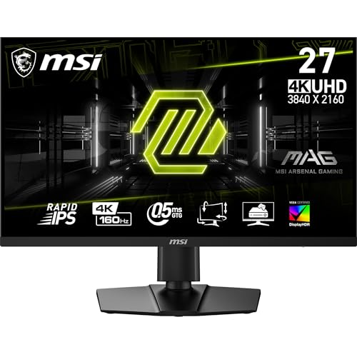 MSI MN MAG 274UPF E2 27 RAPID IPS UHD 3840X2160 16:9 1MS 160HZ 2XHDMI DP RTL (Like New)