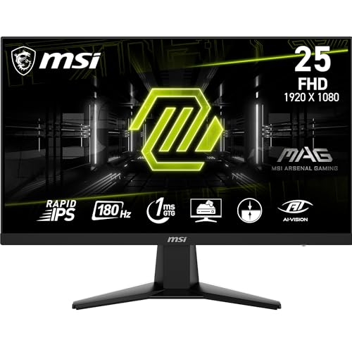 MSI MN MAG256F 25 RAPID IPS 16:9 1920X1080 180HZ 1MS 2XHDMI DP RETAIL