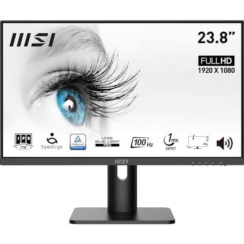MSI MN PRO MP243XP 24 FHD 1920X1080 IPS 16:9 100HZ HDMI DISPLAY PORT RETAIL (Like New)