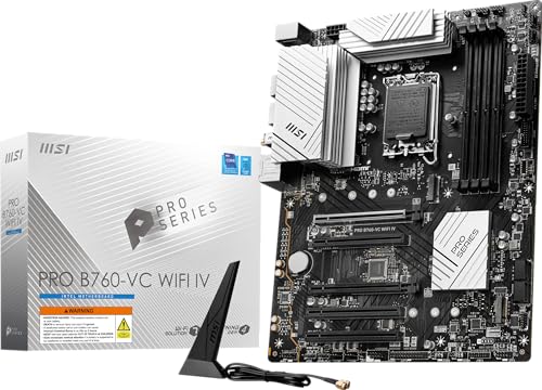 MSI MB PRO B760-VC WIFI IV B760 LGA1700 MAX192GB DDR5 PCI-E ATX RETAIL
