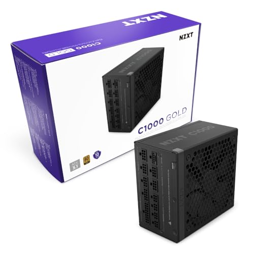 NZXT PS PA-0G2BB-US 1000W ATX3.1 80PLUS GOLD FULLY MODULAR BLACK RATAIL