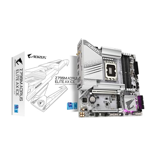 GIGABYTE MB Z790M AORUS ELITE AX ICE Z790 LGA1700 MAX192GB DDR5 MICRO ATX RTL
