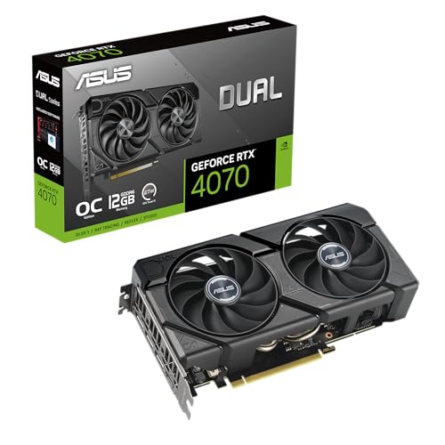 ASUS VCX DUAL-RTX4070-O12GD6-EVO GEFORCE RTX 4070 EVO OC EDITION 12GB GDDR6