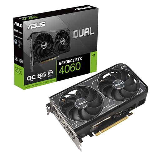 ASUS VCX DUAL-RTX4060-O8G-V2 GEFORCE RTX 4060 V2 OC EDITION 8GB GDDR6 128BIT