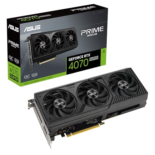 ASUS VCX PRIME-RTX4070S-O12G GEFORCE RTX 4070 SUPER OC 12GB GDDR6X 192B RETAIL (Like New)