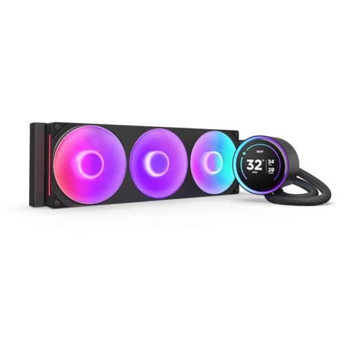 NZXT FAN RL-KR36E-B2 KRAKEN ELITE RGB 360 AIO LIQUID COOLER 360MM BLACK RETAIL