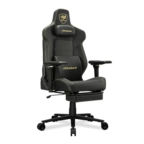 COUGAR FT ARMOR EVO M GOLD GAMING CHAIR 5D ARMRESTS PVC LEATHER RETAIL
