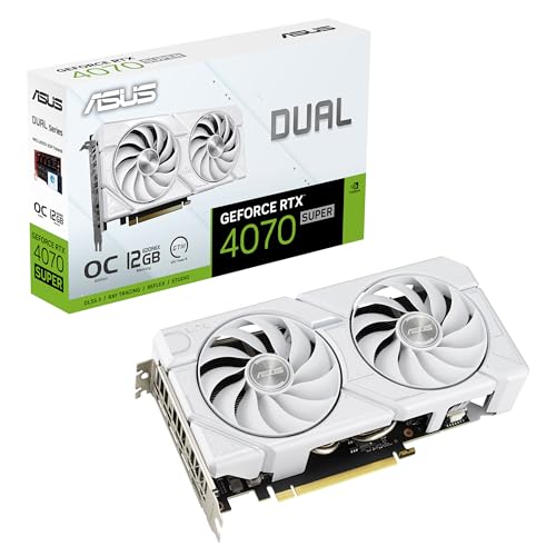 ASUS VCX DUAL-RTX4070S-O12G-EVO-WH GEFORCE RTX 4070 SUPER EVO WHITE OC 12G RTL