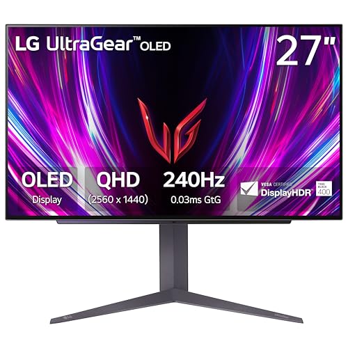 ULTRAGEAR 27IN QHD 2560X1440 OLED GAMING MONITOR 275 CD/M2