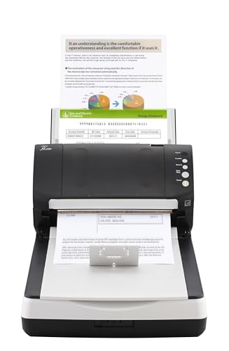 PFU FUJITSU FI-7240 COLOR DUPLEX DOCUMENT SCANNER WITH FLATBED (Like New)