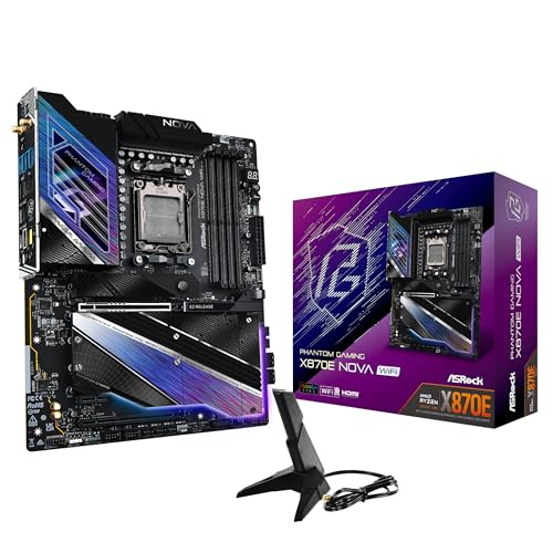 ASROCK MB X870E NOVA WIFI X870E AM5 256GB DDR5 ATX RETAIL