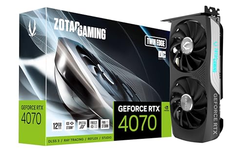 ZOTAC VCX ZT-D40740H-10M GEFORCE RTX 4070 TWIN EDGE OC 12GB GDDR6 192B RETAIL