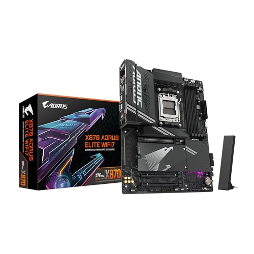 GIGABYTE MB X870 A ELITE WIFI7 AMD X870 AM5 MAX256GB DDR5 ATX RETAIL