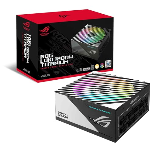 ASUS PS ROG-LOKI-1200T-SFX-L-GAMI 1200W 80+TITANIUM FULLY MODULAR SFX-L RETAIL