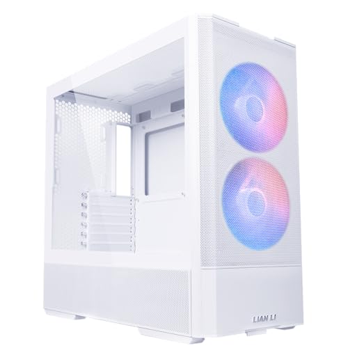 LIAN-LI CS LANCOOL 207 WHITE MID TOWER TG 2X3.5HDD OR 2.5SSD WHITE RETAIL