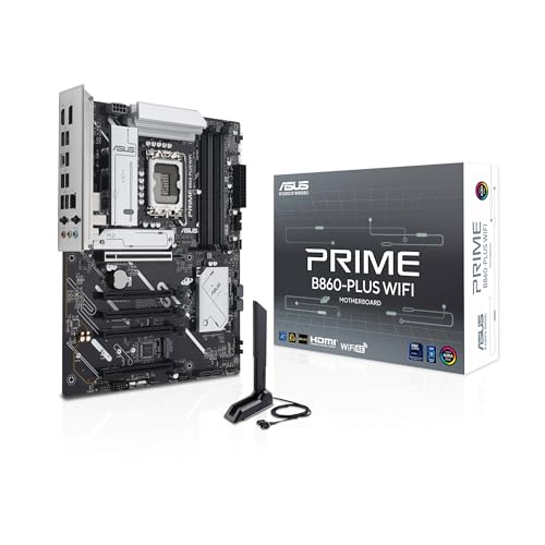 ASUS MOTHERBOARD PRIME B860-PLUS WIFI B860 LGA1851 192GB DDR5 ATX RETAIL
