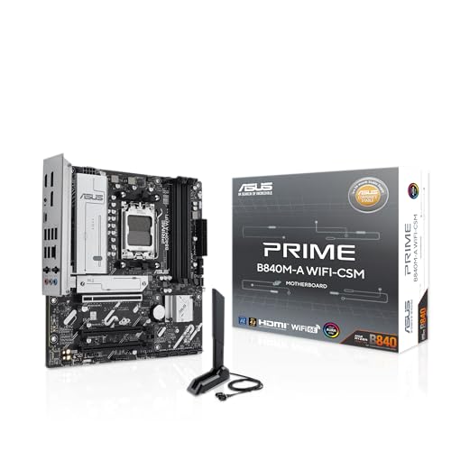 ASUS MB PRIME B840M-A WIFI-CSM B840 AM5 MAX192GB DDR5 MICRO-ATX RETAIL