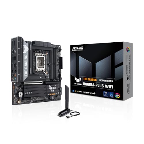 ASUS TUF GAMING B850M-PLUS WIFI AMD RYZEN 9000 -  8000 AND 7000 SERIES AM5 DDR5 19