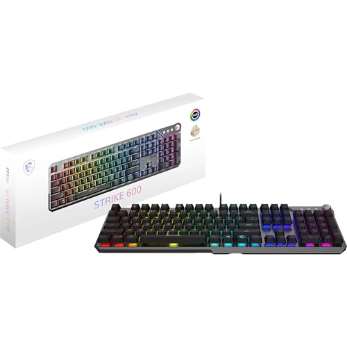 MSI KB STRIKE600 STRIKE 600 SILENT US MECHANICAL SILENT USB2.0 RETAIL (Like New)