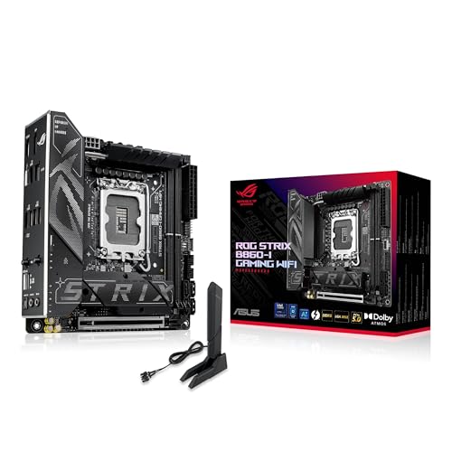 ASUS MB ROG STRIX B860-I GAMING WIFI B860 LGA1851 96GB DDR5 ITX RETAIL