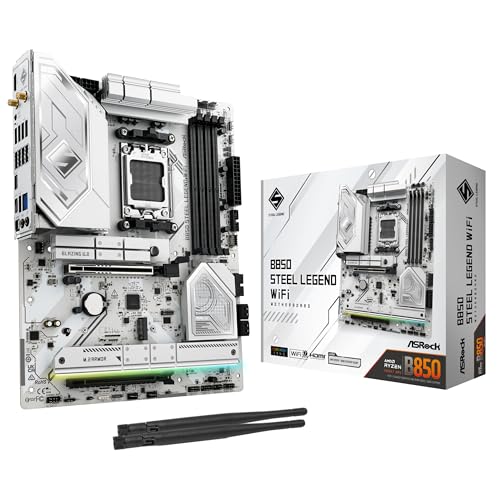 ASROCK MB B850 STEEL LEGEND WIFI B850 AM5 MAX256GB DDR5 ATX RETAIL