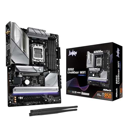 ASROCK MB B850 LIVEMIXER WIFI AMD B850 AM5 MAX256GB DDR5 ATX RETAIL